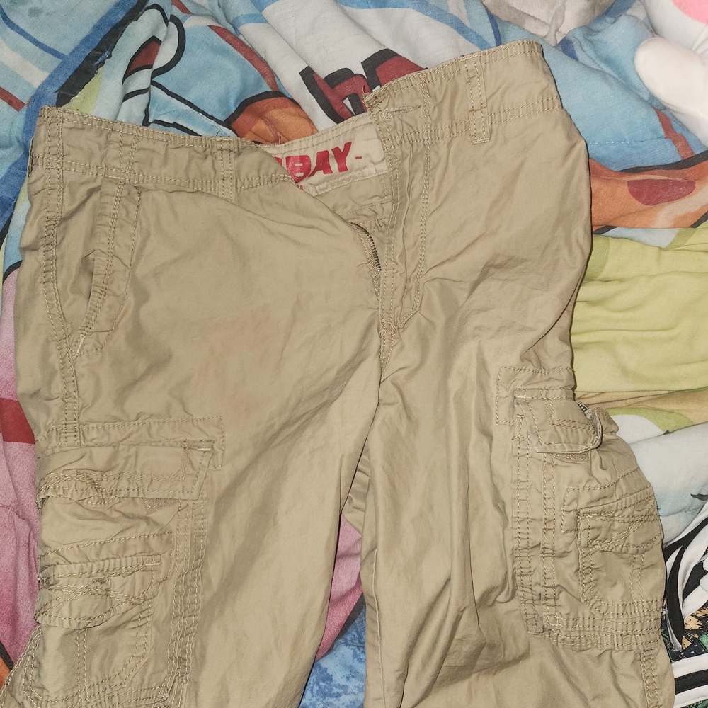 Tan Cargo Shorts